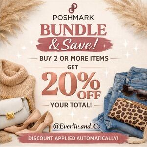 Bundles of 2 or more 20% off @Everliv_and_Co